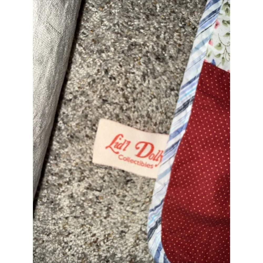Vtg Boutique Style‎ Raggedy Ann & Andy by Lid'l Dolly's Collectibles Baby Quilt